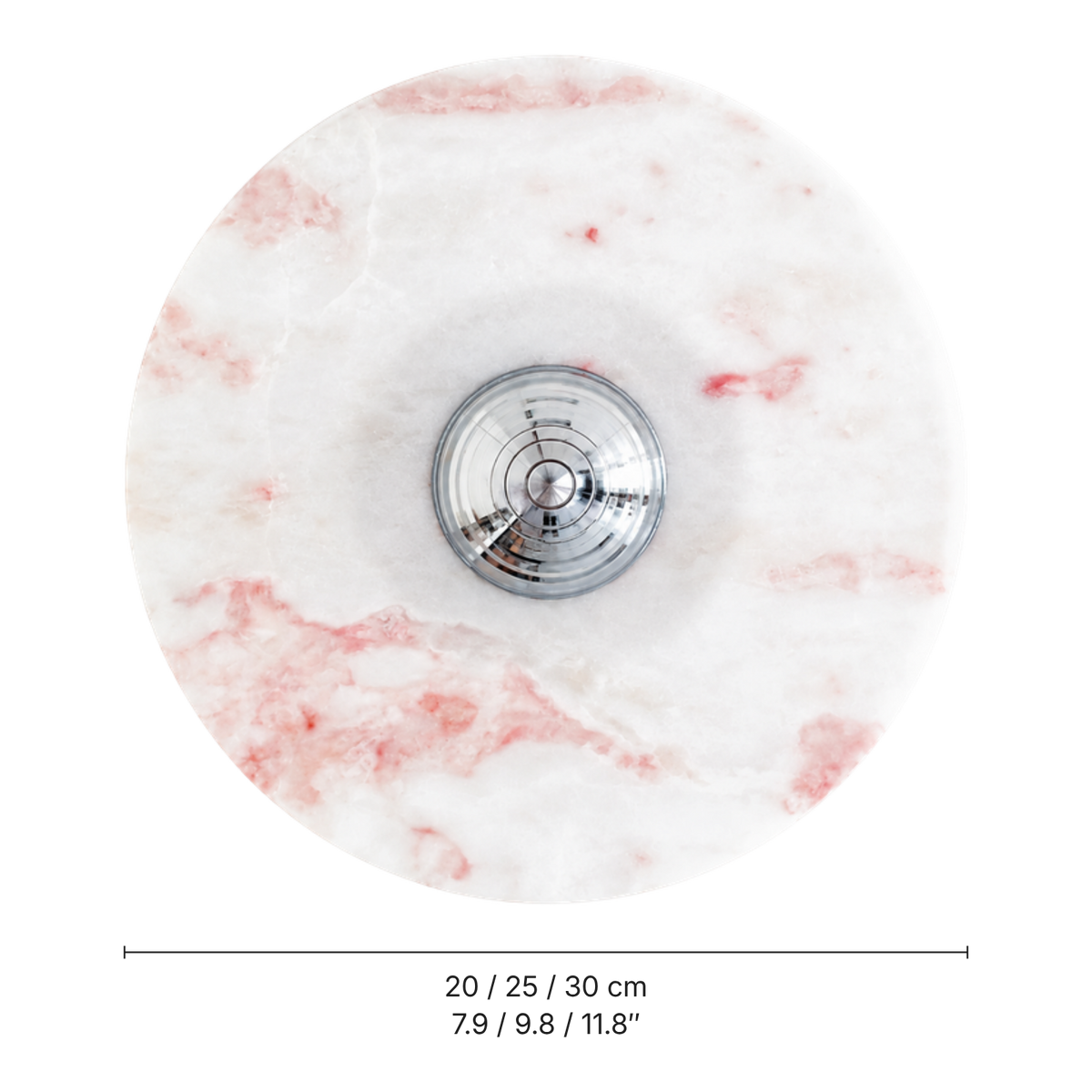 Dalia Marble Disc Wall Light, dimensions