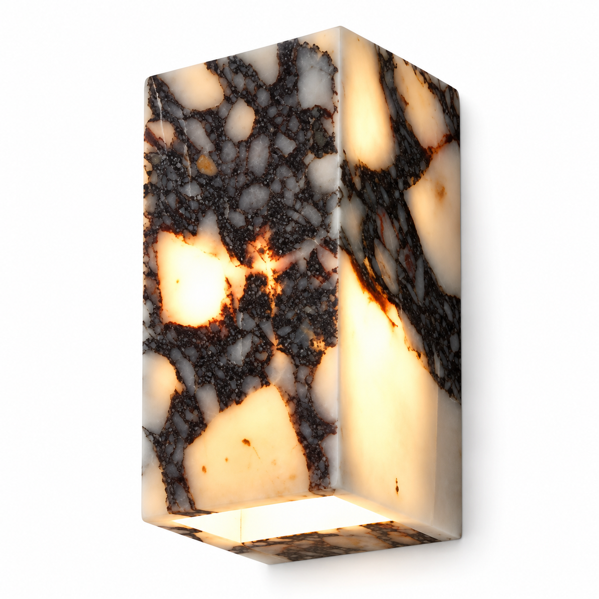 Bruno Marble Block Wall Light
