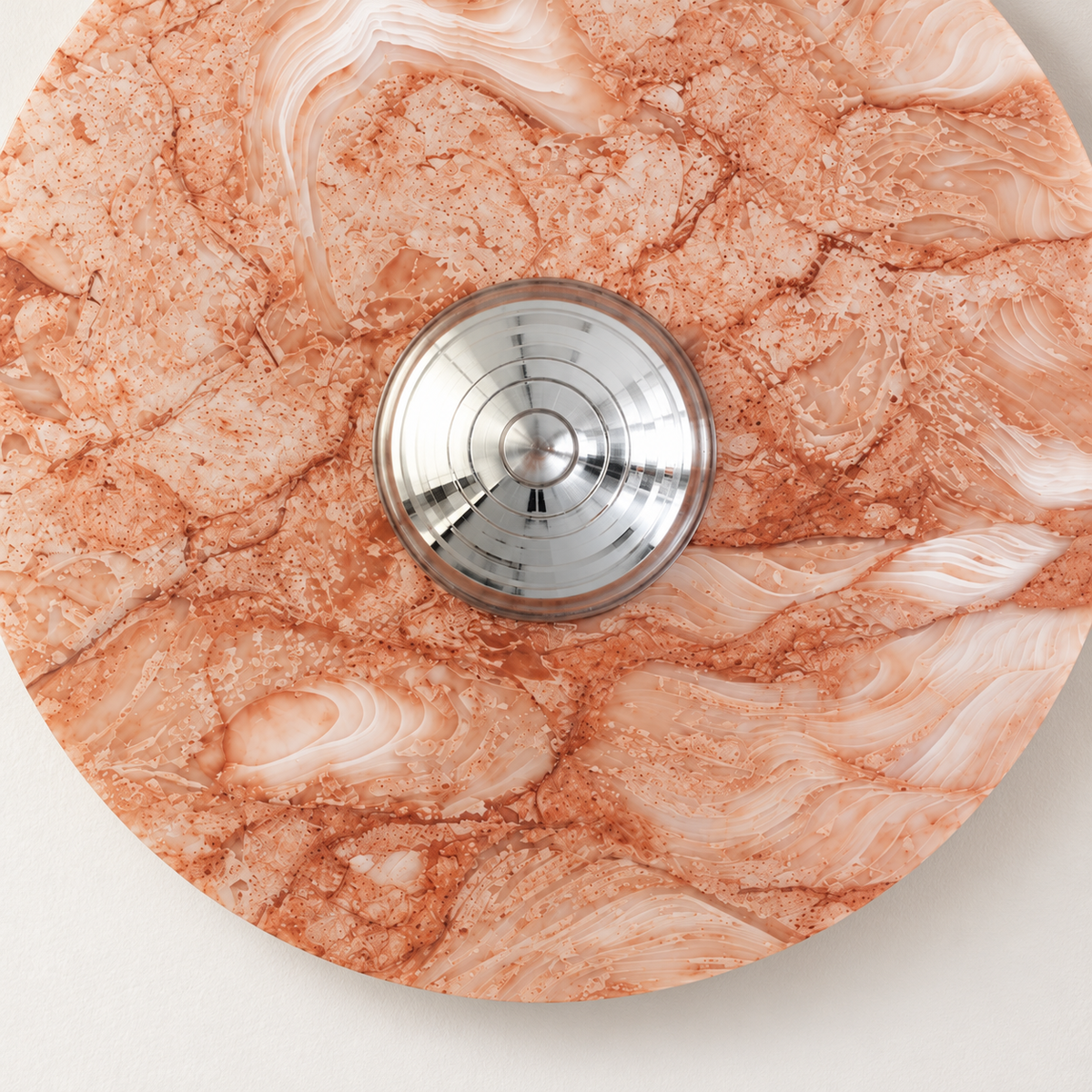 Levante Marble Disc Wall Light, studio photo