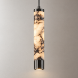 Ida Marble Tube Pendant Light