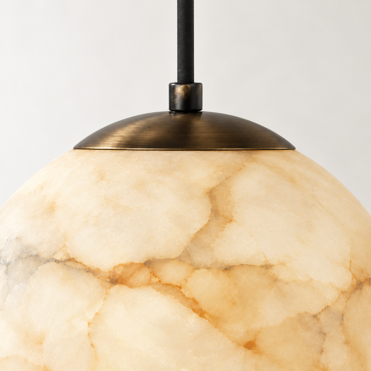 Rosalba Alabaster Orb Pendant Light