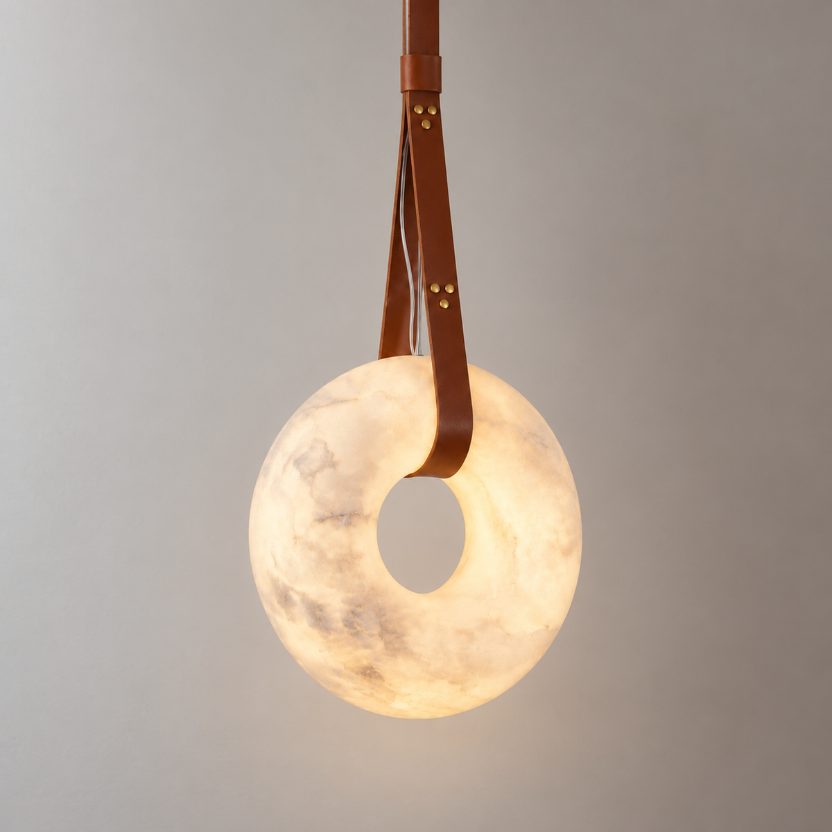 Tullia Alabaster Ring Pendant Light